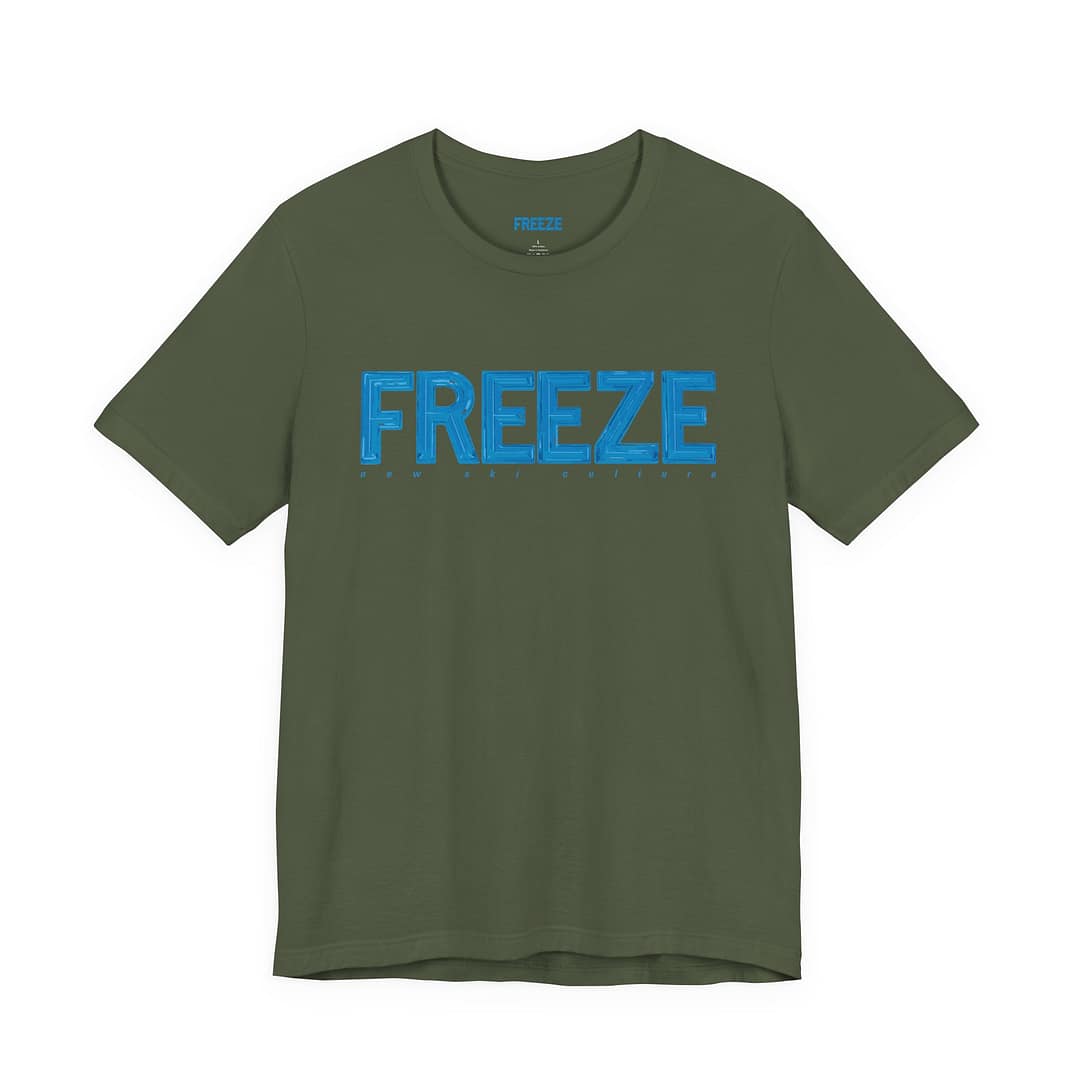 FRZ Marquee Logo Tee — Blue
