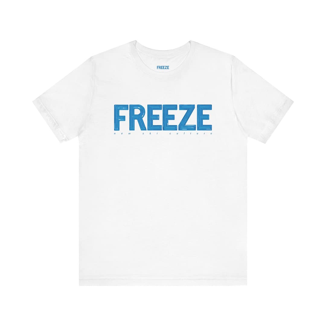 FRZ Marquee Logo Tee — Blue